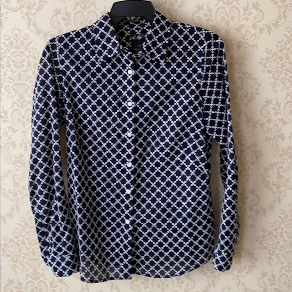 Lord & Taylor Button Down Top